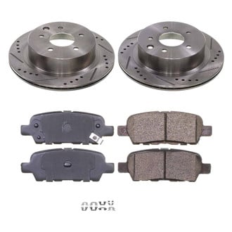 Callahan Brake Parts® - Drilled and Slotted Rear Brake Kit