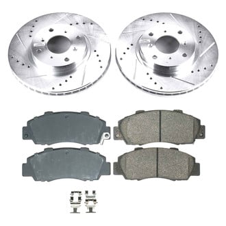 Callahan Brake Parts® - Drilled and Slotted Front Brake Kit