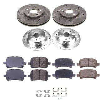 Callahan Brake Parts® - Drilled and Slotted Brake Kit