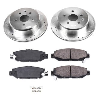 Callahan Brake Parts® - Drilled and Slotted Rear Brake Kit