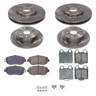 Callahan Brake Parts® - Drilled & Slotted Brake Kit