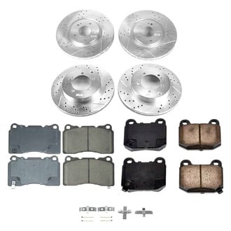 Callahan Brake Parts® - Drilled and Slotted Brake Kit