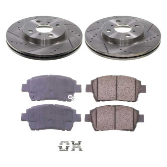 Callahan Brake Parts® - Drilled & Slotted Brake Kit