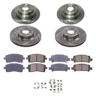Callahan Brake Parts® - Drilled and Slotted Brake Kit