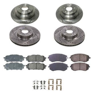 Callahan Brake Parts® - Drilled & Slotted Brake Kit
