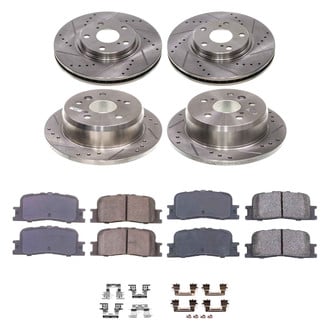 Callahan Brake Parts® - Drilled & Slotted Brake Kit