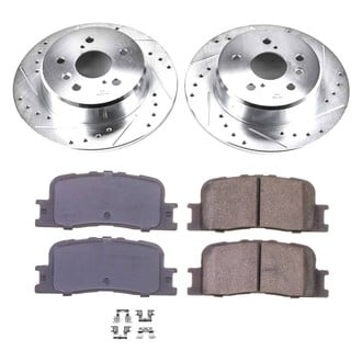 Callahan Brake Parts® - Drilled and Slotted Rear Brake Kit