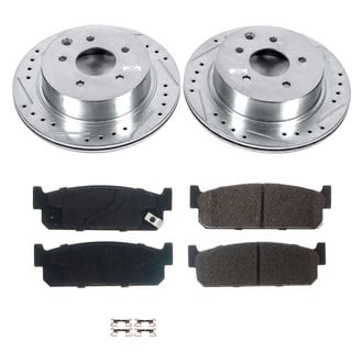 Callahan Brake Parts® - Drilled and Slotted Rear Brake Kit