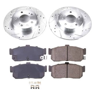 Callahan Brake Parts® - Drilled and Slotted Rear Brake Kit