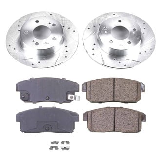 Callahan Brake Parts® - Drilled and Slotted Rear Brake Kit