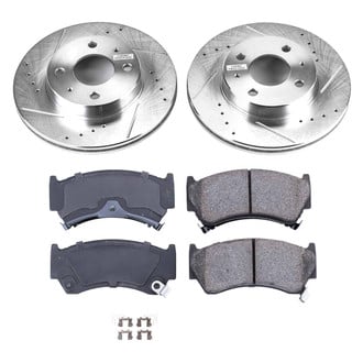 Callahan Brake Parts® - Drilled and Slotted Front Brake Kit