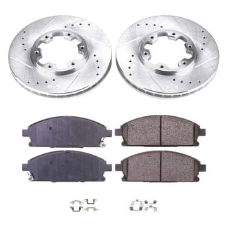 Callahan Brake Parts® - Drilled and Slotted Front Brake Kit
