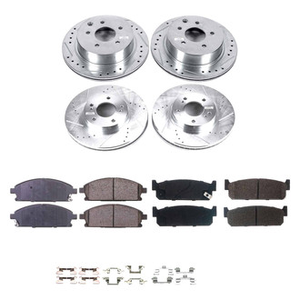 Callahan Brake Parts® - Drilled and Slotted Brake Kit