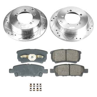 Callahan Brake Parts® - Drilled and Slotted Rear Brake Kit