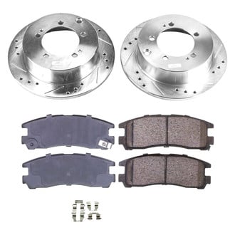 Callahan Brake Parts® - Drilled and Slotted Rear Brake Kit
