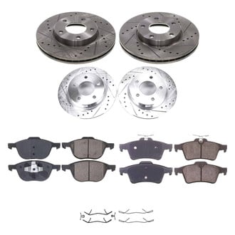Callahan Brake Parts® - Drilled and Slotted Brake Kit