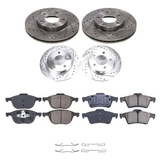 Callahan Brake Parts® - Drilled and Slotted Brake Kit