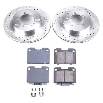 Callahan Brake Parts® - Drilled and Slotted Rear Brake Kit