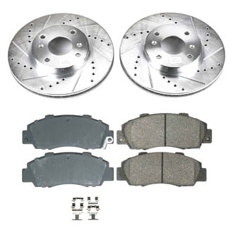 Callahan Brake Parts® - Drilled and Slotted Front Brake Kit
