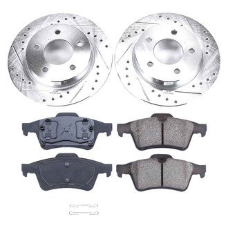 Callahan Brake Parts® - Drilled and Slotted Rear Brake Kit