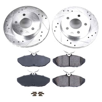 Callahan Brake Parts® - Drilled and Slotted Rear Brake Kit