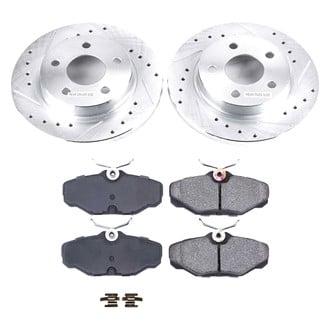 Callahan Brake Parts® - Drilled and Slotted Rear Brake Kit