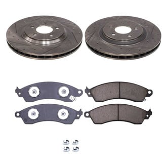 Callahan Brake Parts® - Drilled and Slotted Front Brake Kit