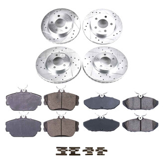Callahan Brake Parts® - Drilled & Slotted Brake Kit