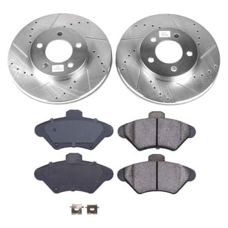Callahan Brake Parts® - Drilled and Slotted Front Brake Kit