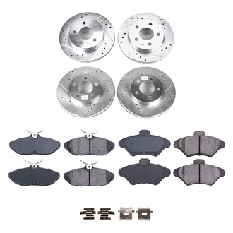 Callahan Brake Parts® - Drilled and Slotted Brake Kit