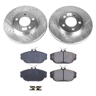 Callahan Brake Parts® - Drilled & Slotted Brake Kit