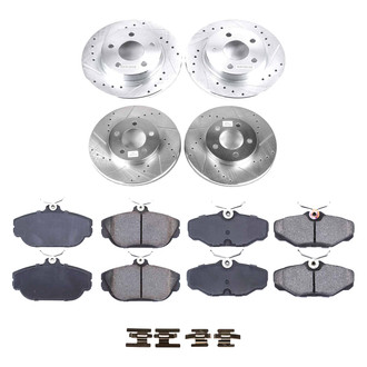 Callahan Brake Parts® - Drilled and Slotted Brake Kit