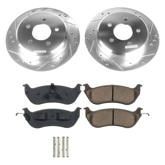 Callahan Brake Parts® - Drilled and Slotted Rear Brake Kit