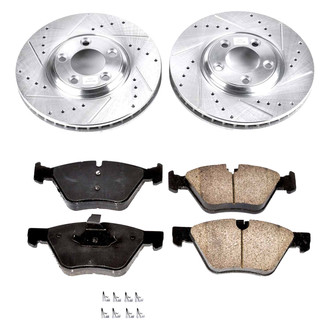Callahan Brake Parts® - Drilled and Slotted Front Brake Kit
