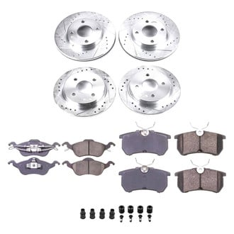 Callahan Brake Parts® - Drilled and Slotted Brake Kit