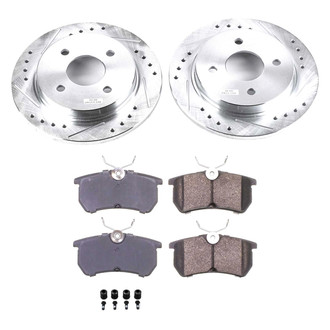 Callahan Brake Parts® - Drilled and Slotted Rear Brake Kit