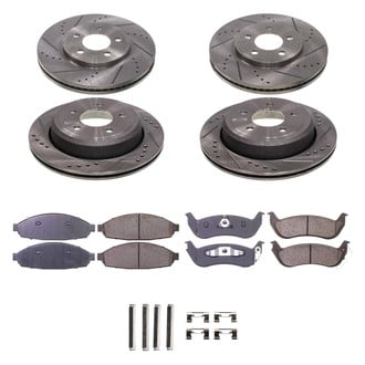 Callahan Brake Parts® - Drilled & Slotted Brake Kit