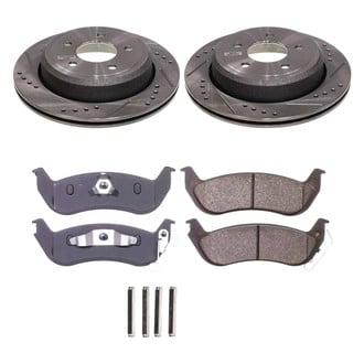 Callahan Brake Parts® - Drilled and Slotted Rear Brake Kit