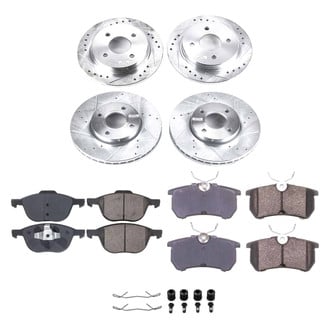 Callahan Brake Parts® - Drilled and Slotted Brake Kit