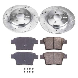 Callahan Brake Parts® - Drilled and Slotted Rear Brake Kit