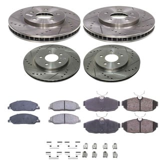 Callahan Brake Parts® - Drilled and Slotted Brake Kit
