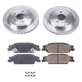 Callahan Brake Parts® - Drilled and Slotted Rear Brake Kit