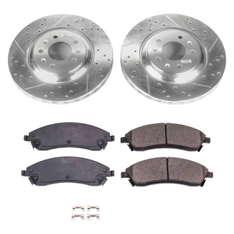 Callahan Brake Parts® - Drilled and Slotted Front Brake Kit
