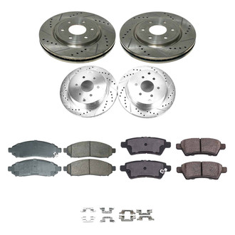 Callahan Brake Parts® - Drilled and Slotted Brake Kit