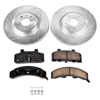 Callahan Brake Parts® - Drilled and Slotted Front Brake Kit