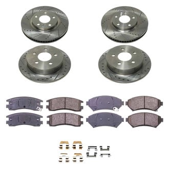 Callahan Brake Parts® - Drilled and Slotted Brake Kit