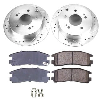 Callahan Brake Parts® - Drilled and Slotted Rear Brake Kit