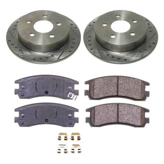 Callahan Brake Parts® - Drilled and Slotted Rear Brake Kit