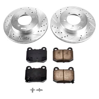 Callahan Brake Parts® - Drilled and Slotted Rear Brake Kit