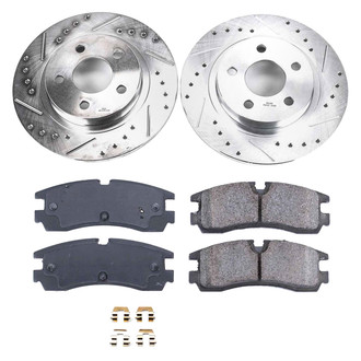 Callahan Brake Parts® - Drilled and Slotted Rear Brake Kit